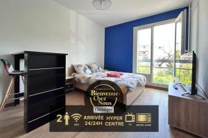 Appartements Studio confortable et lumineux proche des hopitaux - Hotel de ville Beaumont : Appartement 1 Chambre