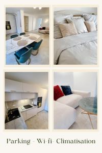 Appartements Appartement de luxe climatise, parking & 2 balcons : photos des chambres
