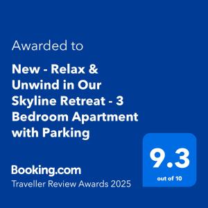 Belfast Skyline Retreat - 3 Bedroom Apartment with Free Parking