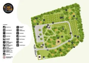 Camping Camp Fish, parcele kempingowe z własnym namiotem, przyczepą lub kamperem - Czerwionka