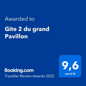 Appartements Gite 2 du grand Pavillon : photos des chambres