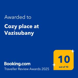 Cozy place at Vazisubany