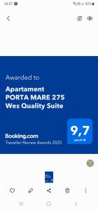 Apartament PORTA MARE 275 Wes Quality Suite