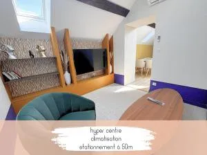 L'échapée verte Grand T3 avec climatisation - Villeneuve-sous-Pymont