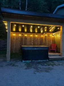 Chalet spa lake beautiful view family - Kiamika