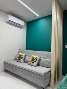 Flat de Luxo no térreo de frente a piscina princial 14B - 5 Minutos da Praia