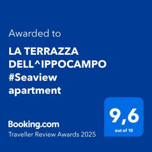 LA TERRAZZA DELL^IPPOCAMPO #Seaview apartment