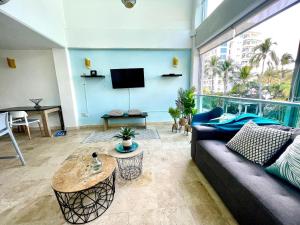 Depto 2 Pisos, Vista Alberca. A 50 mts Del Mar