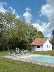 Chalets Maison en Perigord Les Chenes : photos des chambres