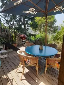 Village house surrounded by greenery - La Gaude