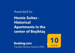 Homie Suites - Historical Apartments in the center of Beşiktaş