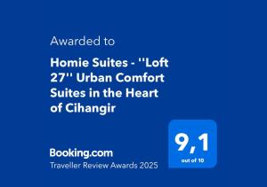Homie Suites - Loft 27 Urban Comfort Suites in the Heart of Cihangir