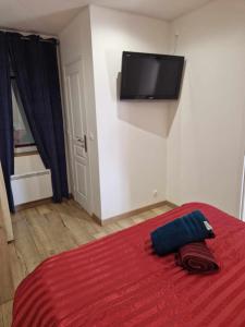 Appartements 02 - Tres joli 2 pieces avec 3 lits pouvant accueillir jusqu'a 5 personnes, situe au rdc avec entree independante, une place de parking reservee devant l'entree et terrasse sur l'arriere donnant sur parc arbore, tout le linge de maison est fourni : photos des chambres