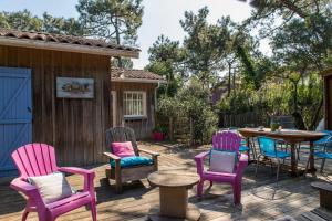 Maison esprit cabane proche océan et bassin