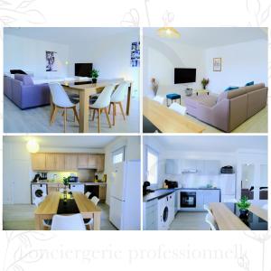 Appartements Double Apparts - Spacieux 140 m2 - 4 Ch - Entree autonome- 2 Parkings Prive Gratuit : photos des chambres