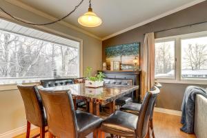 Theater Room and Fire Pit Anchorage Family Retreat