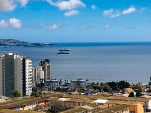 Viña del Mar Depto cercano al Mall Marina playa a 5 minutos en auto vista al mar WiFi estacionamiento