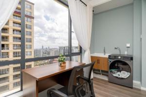 Alba with pool, gym, mini market, and free parking