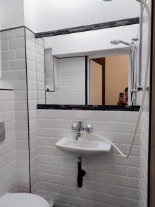 Tiny studio in top center