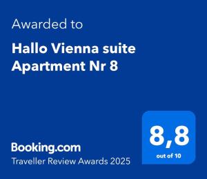 Hallo Vienna suite Apartment Nr 8