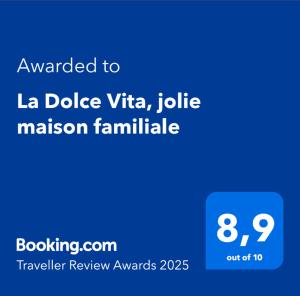 Maisons de vacances La Dolce Vita, jolie maison familiale : Maison 3 Chambres