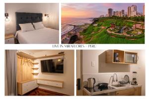 Modern loft in front of the boardwalk and the sea