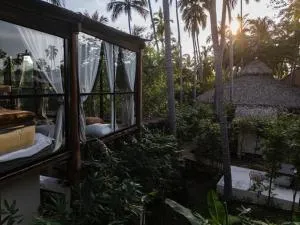 Treehouse, AC, Sauna, Ice Bath, Starlink in Templo - La Salada