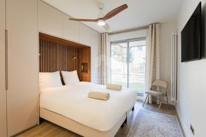 Appartements Azur & Sable Appart de Standing a 100m Mer CLS Deauville : photos des chambres