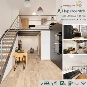 Appartements L-Eden d-Elyse - Duplex premium- parking gratuit : photos des chambres
