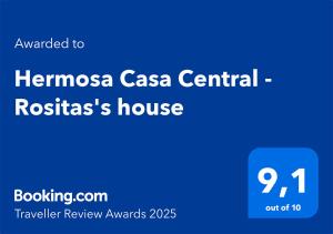 Hermosa Casa Central - Rositass house