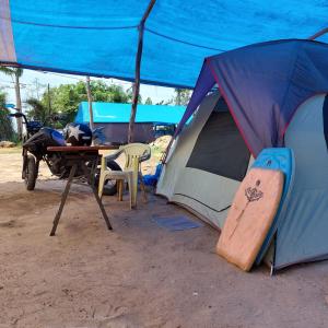 Camping Baque da Virada - Barraca com colchão