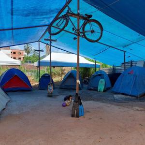 Camping Baque da Virada - Barraca com colchão