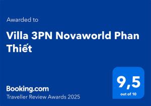 Villa 3PN Novaworld Phan Thiết