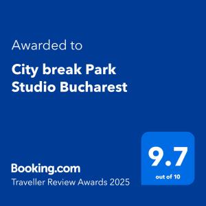 City break Park Studio Bucharest