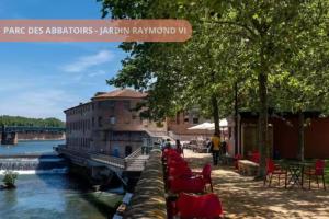 T2 Calme absolu - Coeur Toulouse - Saint Cyprien - climatisation - Terrasse arborée