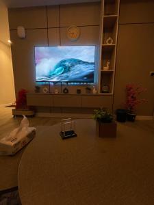 شقة غرفه وصاله بتصميم مودرن وفندقي