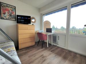 Appartements Appartement climatise ,2 chambres ,balcon vue Dordogne, en centre ville : photos des chambres