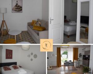 Appartements Cozy atmosphere 4pers near Eurexpo GroupamaStadium : photos des chambres
