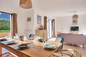 Maison lumineuse pour 8 avec grand jardin