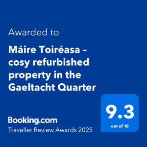 Máire Toiréasa – cosy refurbished property in the Gaeltacht Quarter