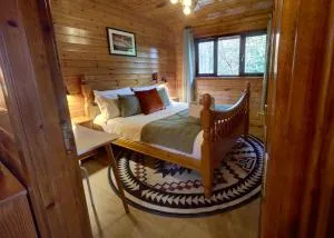 Luxury Wood Lodge with sauna, log burner & private woodland garden - Wnion Wood Lodge - Llanfachreth