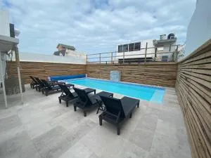 Alberca, excelente ubicación playa Vicente fox - Conchal