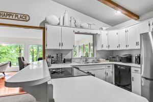 Lakefront with Dock and Hot Tub