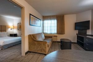 One-Bedroom Queen Suite with Roll-In Shower - Mobility Accessible room in Sonesta Simply Suites Dallas Richardson