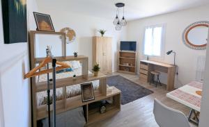 Studio 5min gare, centre, thermes, Wifi Fibre