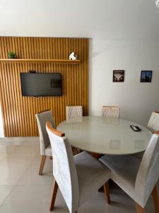 Ap 3 quartos praia grande vista pro mar área nobre