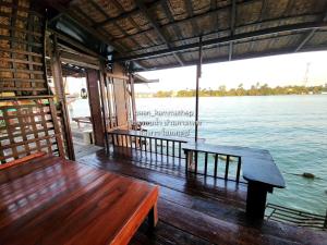 p2 เรือนกระท่อมน้ำ เรือนรอยน้ำ บ้านกามเทพ อัมพวา โฮมสเตย์