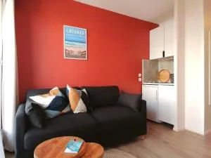 Joli studio rénové face à l'océan Balcon & WIFI - 拉卡诺奥肯