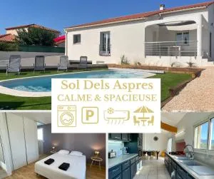 Villa Sol Dels Aspres avec Piscine, Barbecue, Climatisation centralisée, Garage, Internet SUDSEJOURCONCIERGERIE - 奥尔塔法