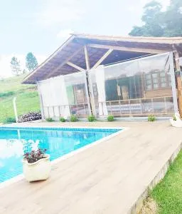 Chácara para 10 Pessoas com piscina 3 quartos Atibaia -Piracaia - 皮拉卡亚